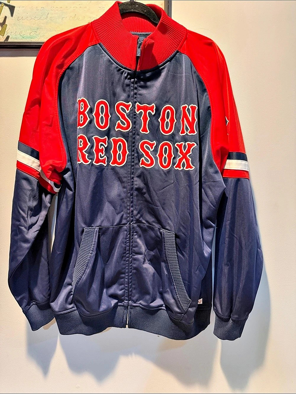Stitches Boston Red Sox Varsity Jacket in Red & Blue Like New